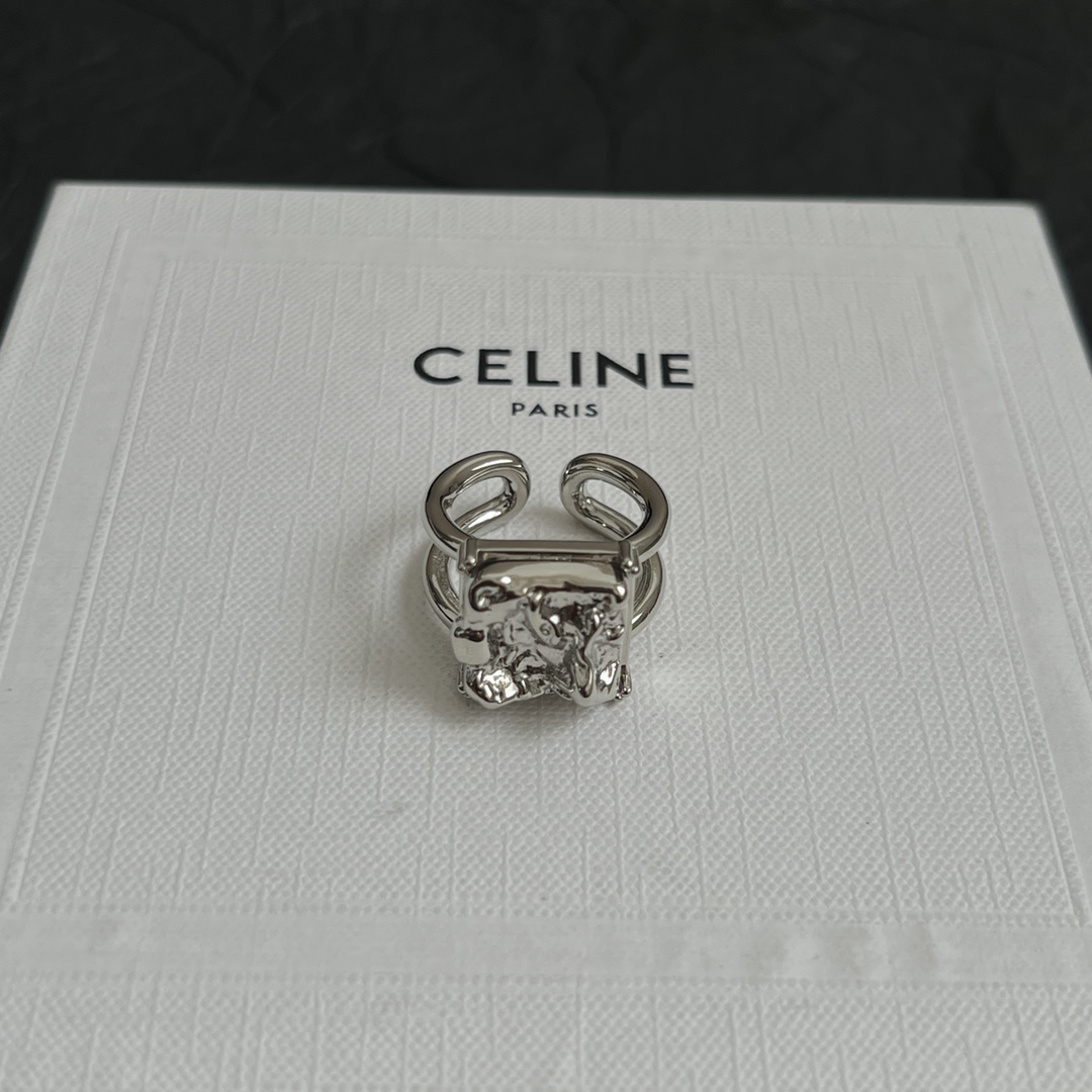 Celine Jewelry Rings Irregular Opening Ring