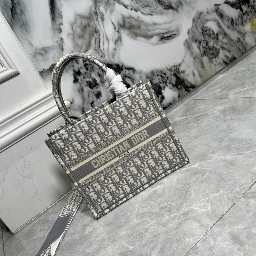 10A + top quality Small Dior Book Tote 0175 XB012 26cm
