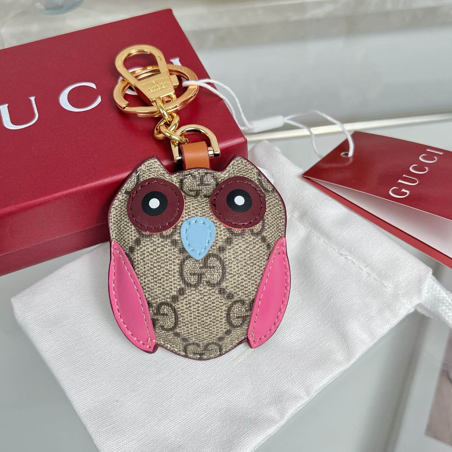 Gucci Key Chain Owl Keychain Charms Accessories