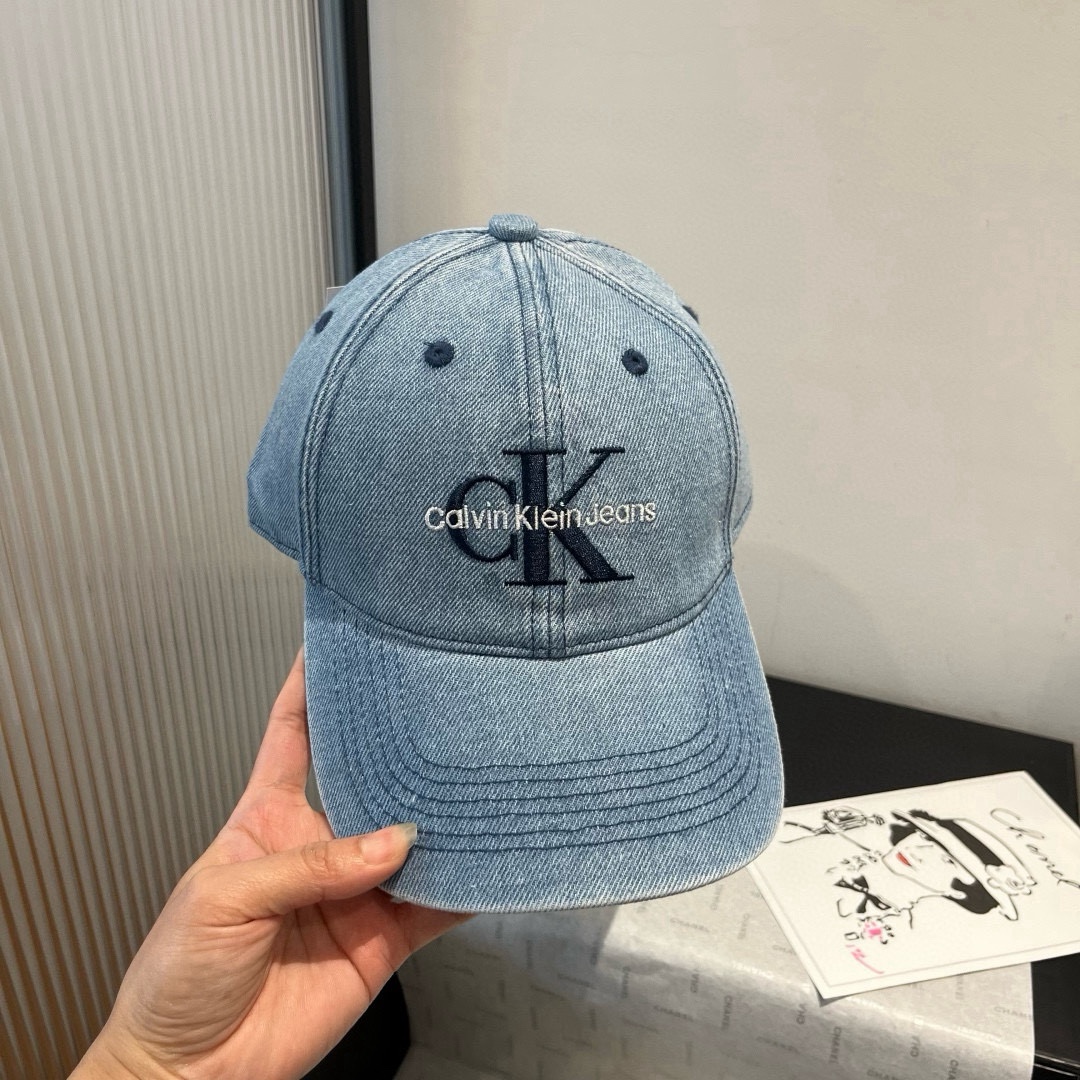 CK Hat Embroidered Peaked Cap 57cm Accessories