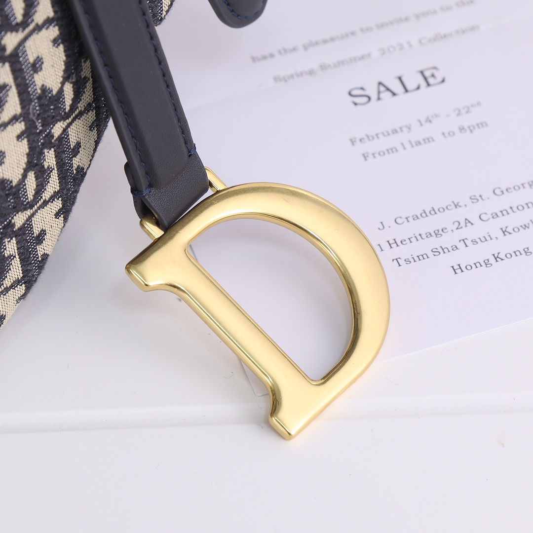 Saddle Bag Blue print 6677 XB012 25.5cm