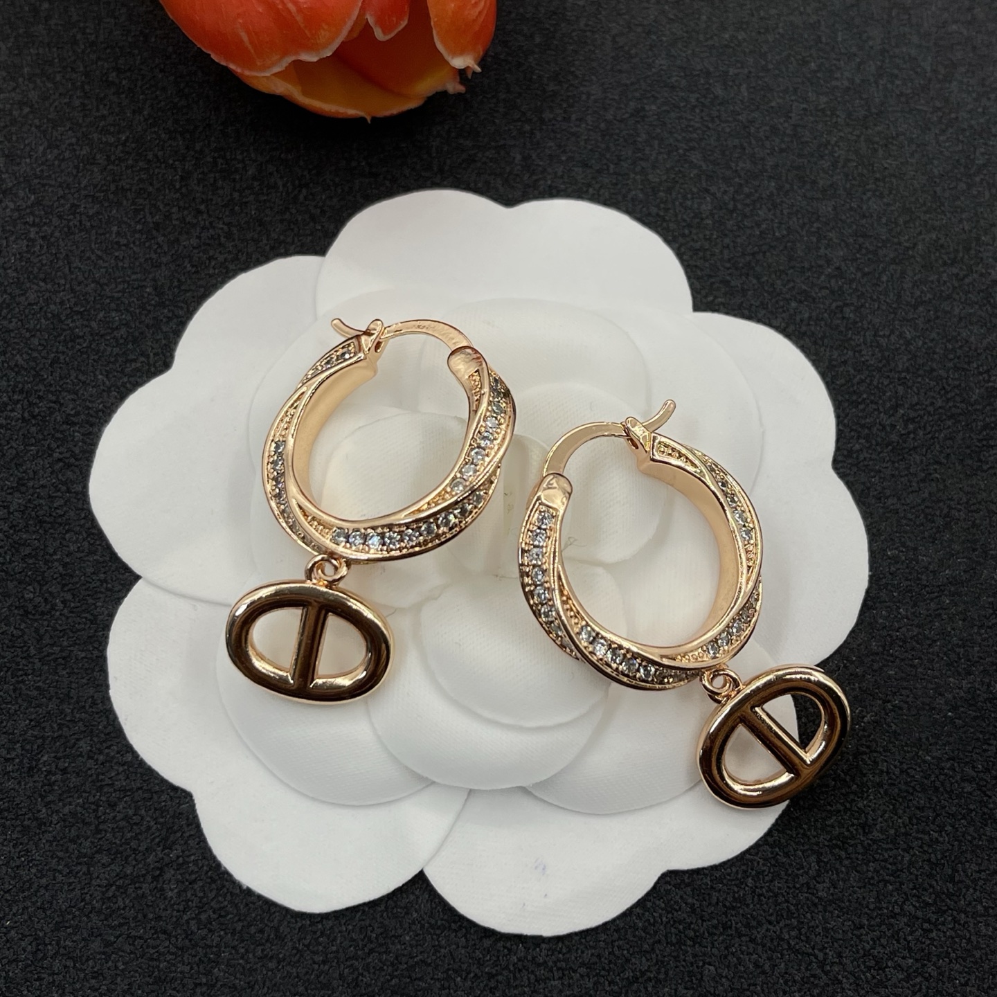 Hermes Earring Jewelry Pig Nose Design