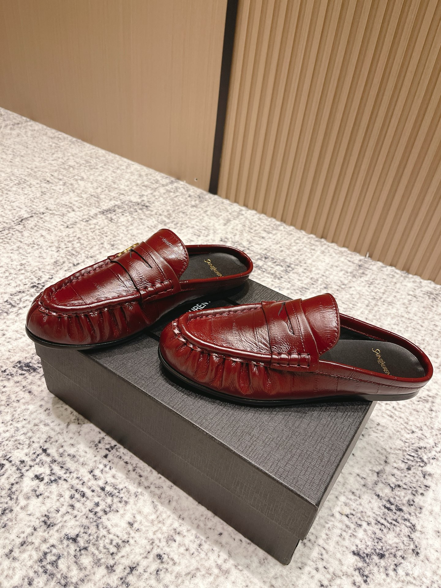 Saint Laurent Shoes Loafers Cowhide