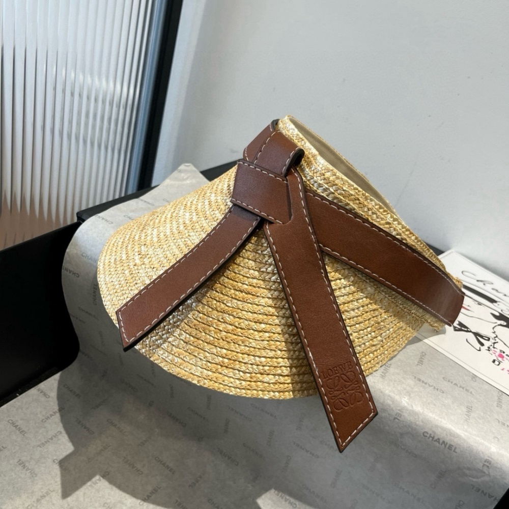 Loewe Hat Duckbill Straw Hat With A Hollow Brim Accessories