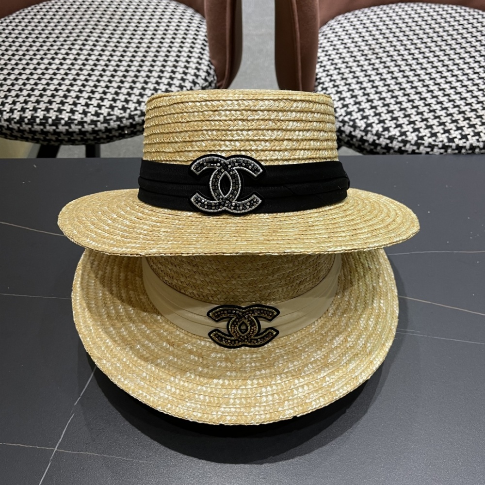 Chanel Hat Sun Protection And Uv Protection Straw Hat Accessories