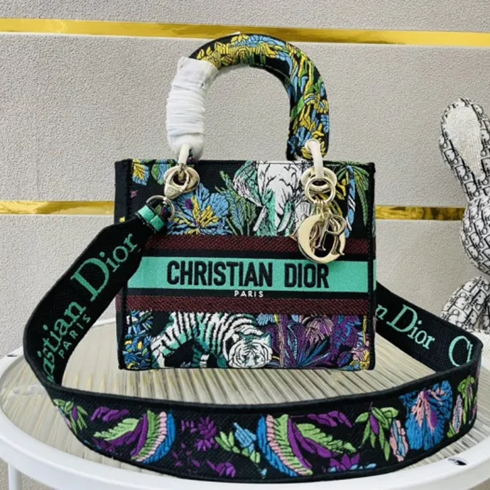 10A + top quality Dior Medium Lady D-Lite Bag 9920 DD003 24cm