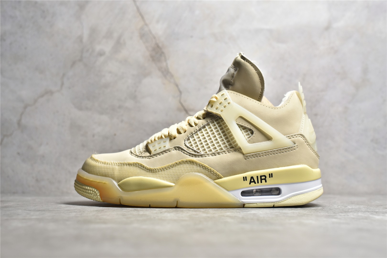 Off-white × Air Jordan 4  Sail  CV9388-100