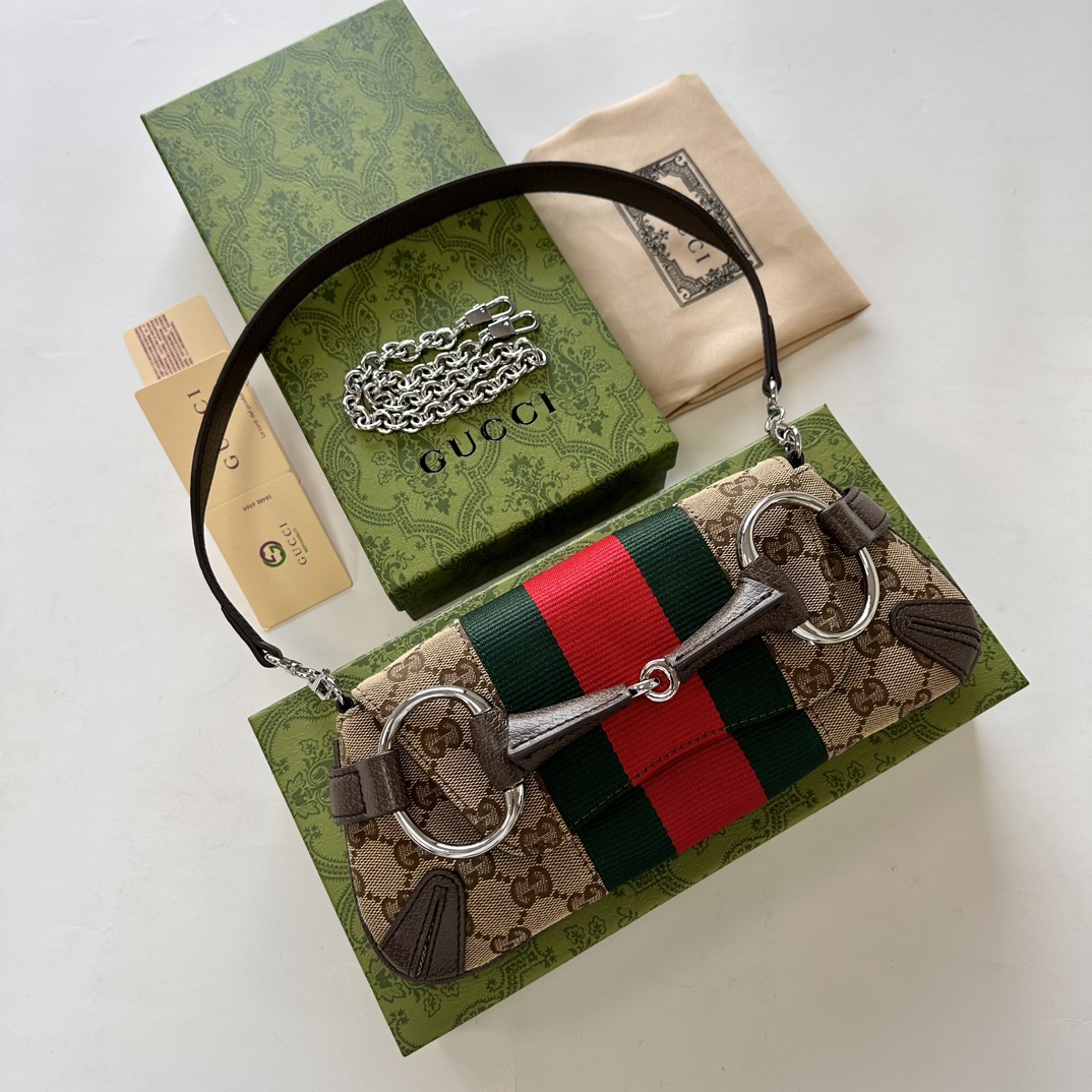 Gucci Horsebit Chain Bag 764339 LM521 27cm