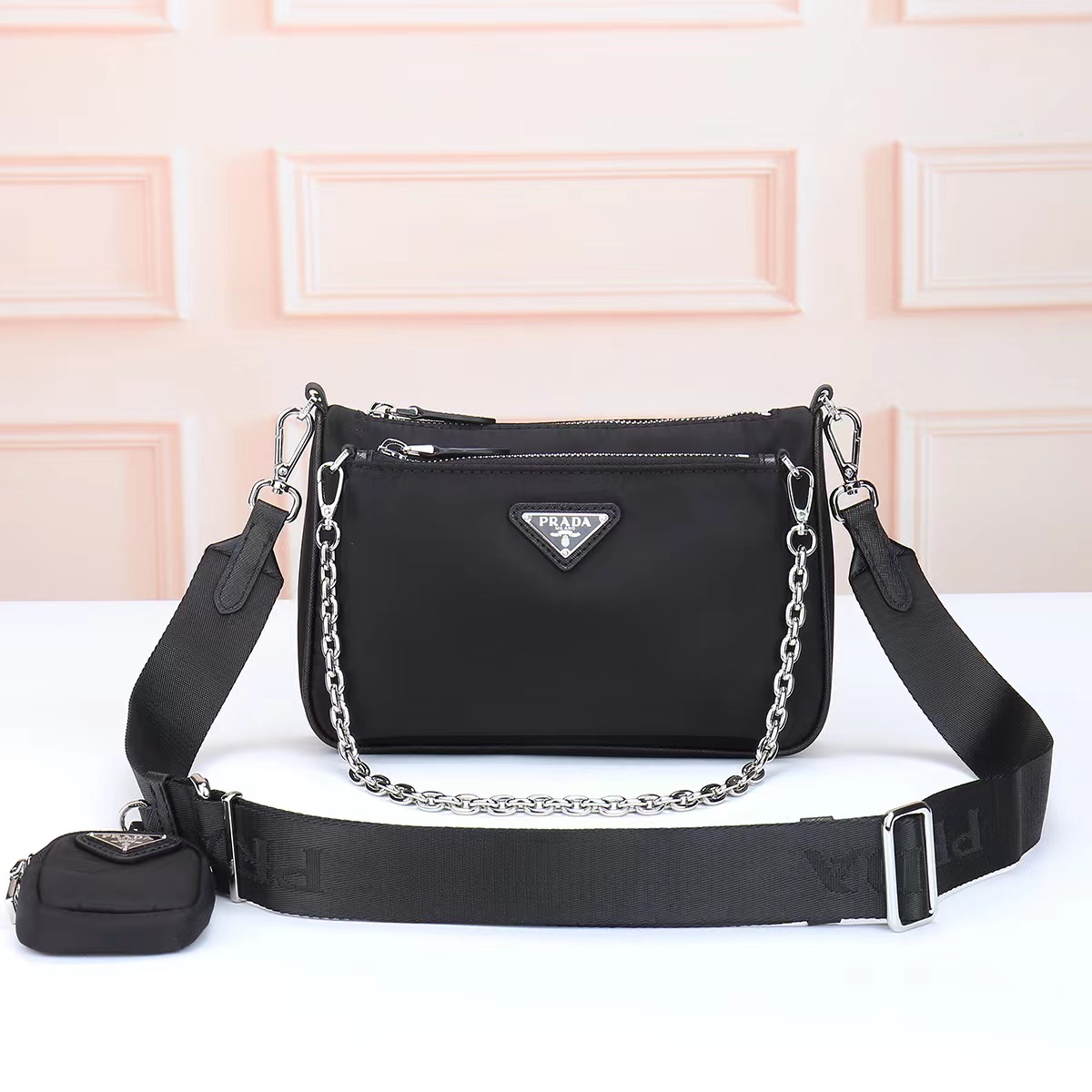 Prada Shoulder Bag 1168 TS561 23cm