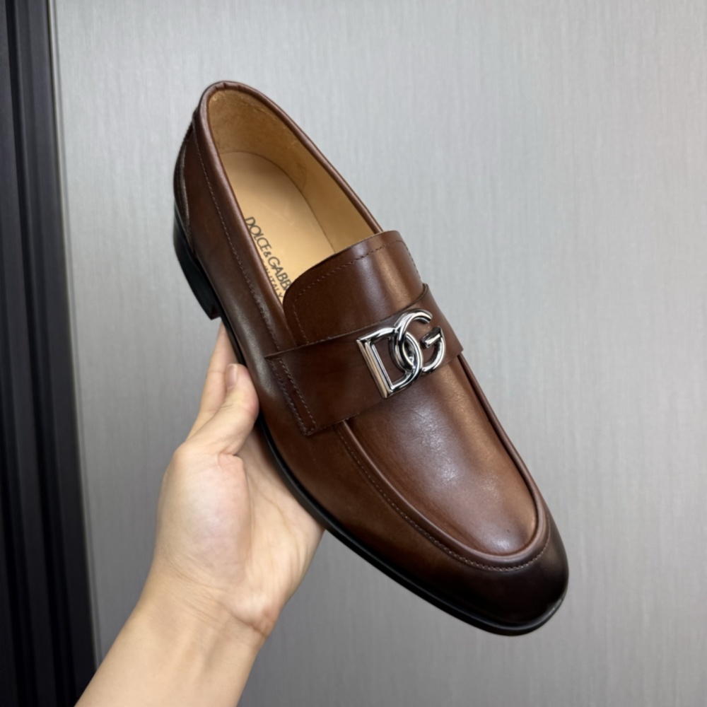 D&G Shoes Leather Shoes Cowhide Shoes