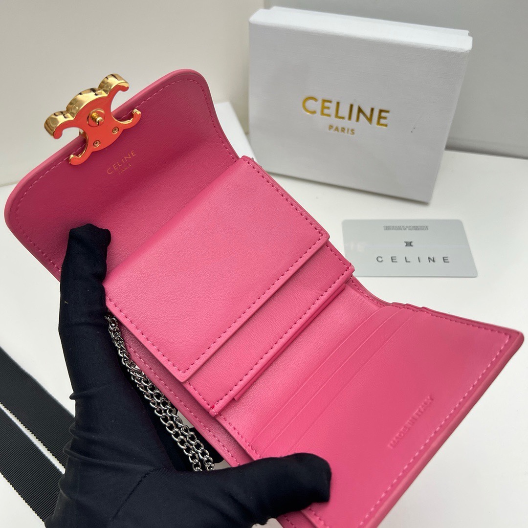 Celine TRIOMPHE Wallet 10783 LM57 11cm