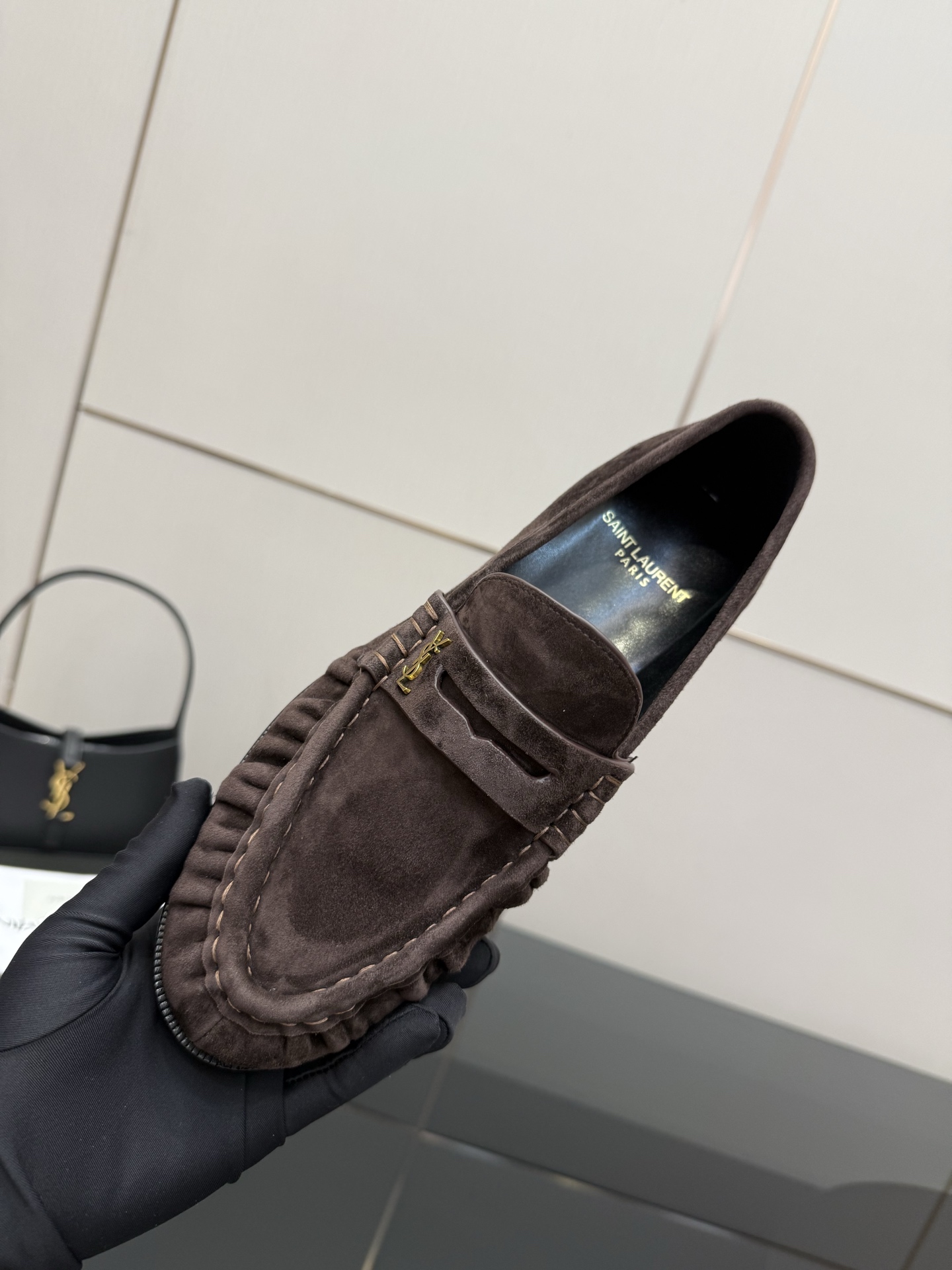 Saint Laurent Shoes Loafers Cowhide