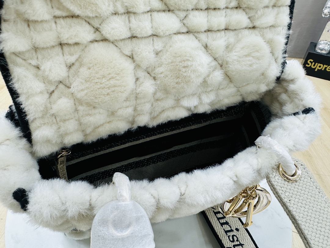 10A + top quality Dior Medium Lady D-Lite Bag 9920 DD003 24cm