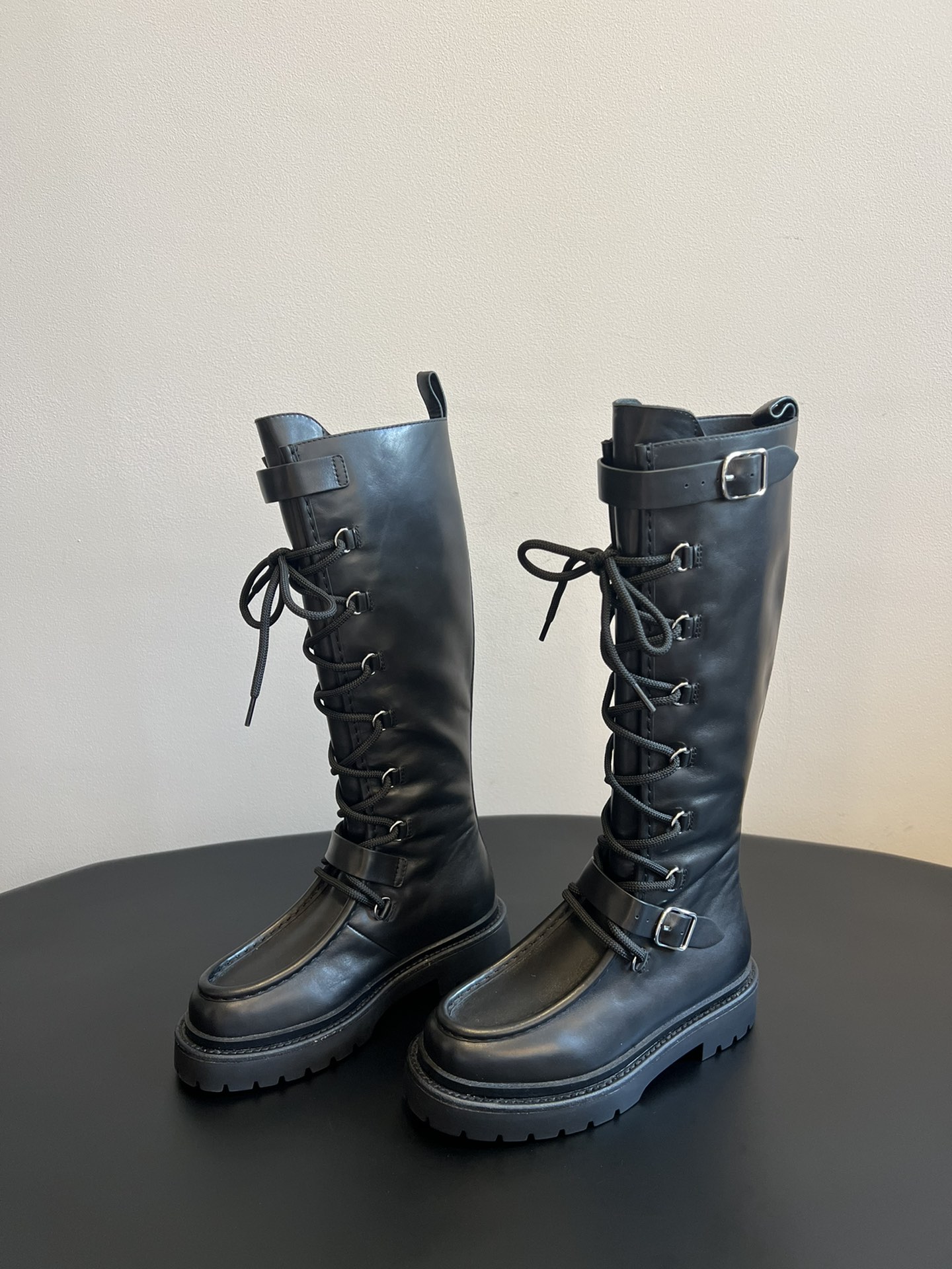 Hermes Shoes Boots Cowhide TPU Leather Shoe