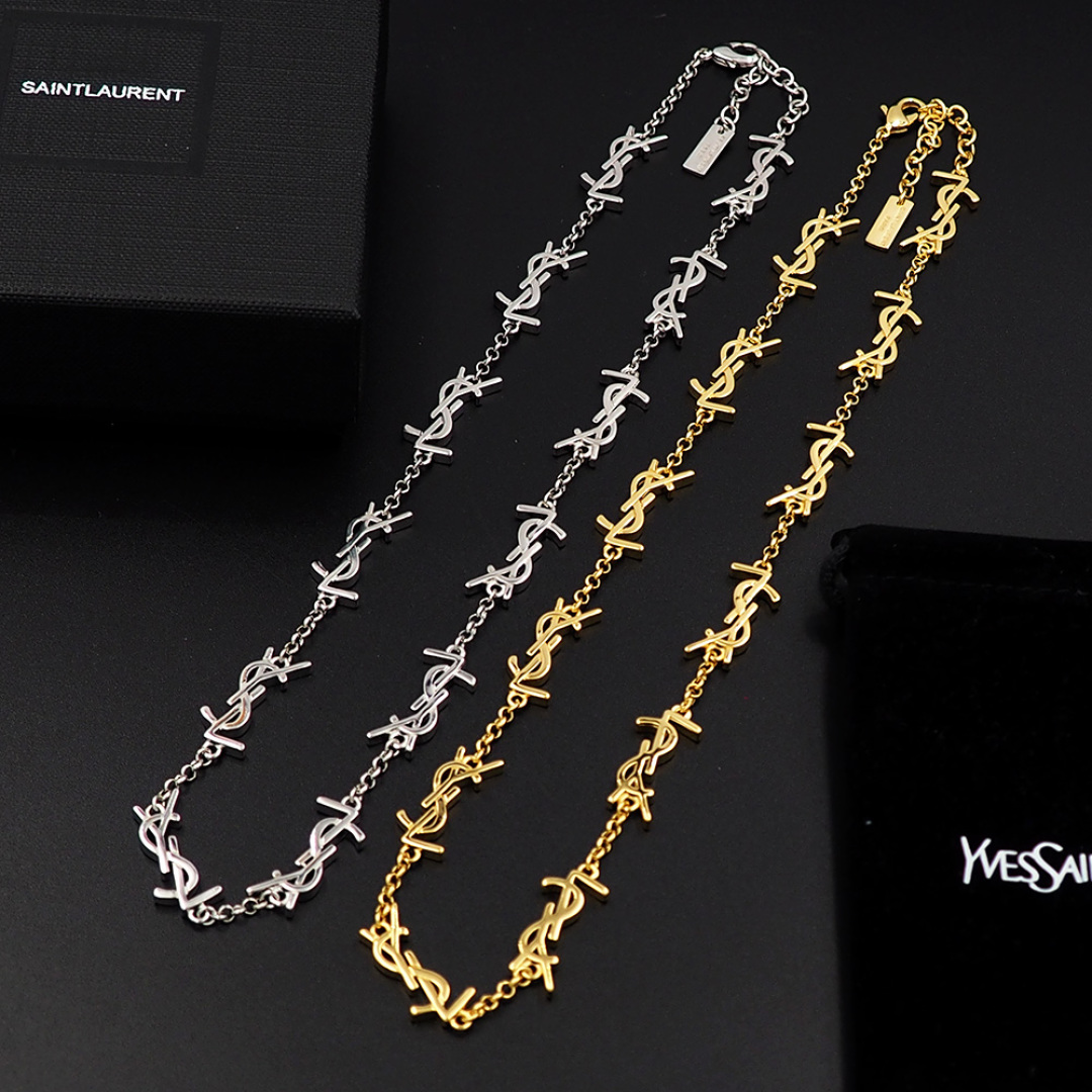 Saint Laurent Jewelry Necklace Letter necklace