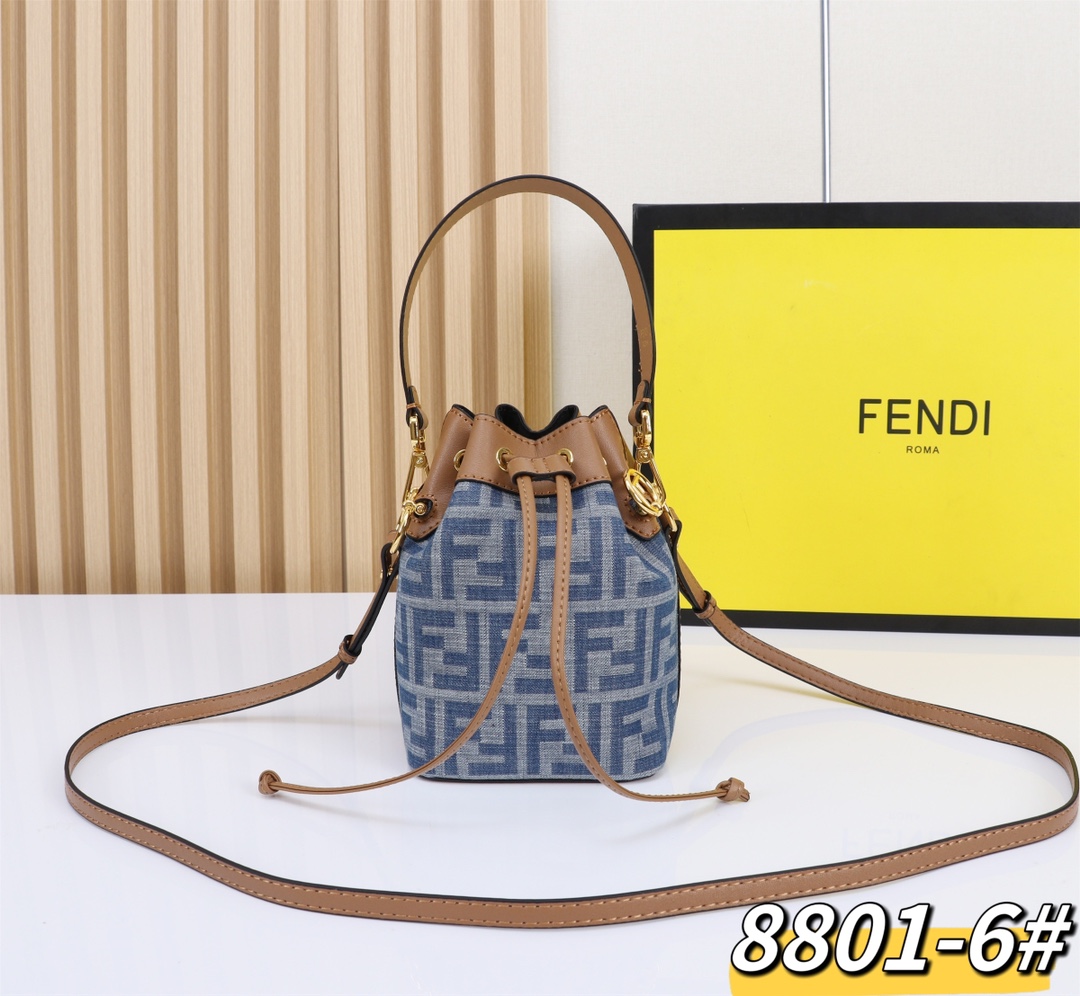 FENDI Mon Tresor Bucket Bag 8801-6 LM541 12cm