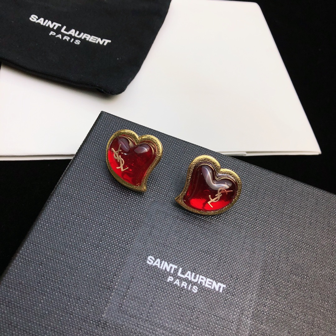 Saint Laurent Jewelry Earring Love Earrings