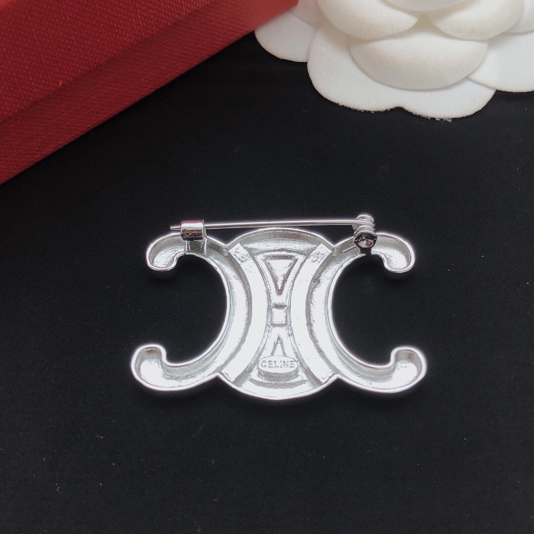 Celine Jewelry Brooches Arc de Triomphe brooch