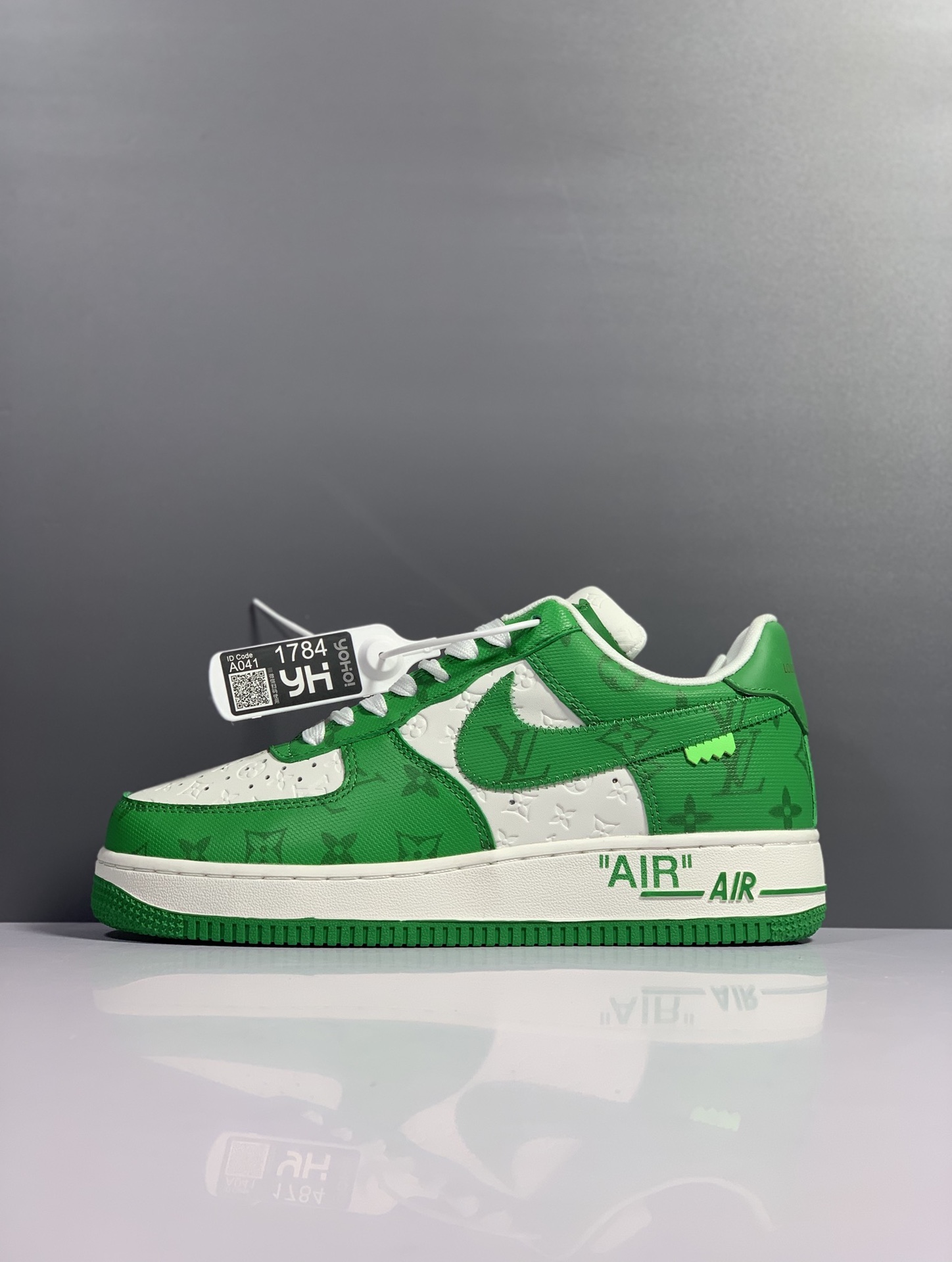 Air Force 1 LV Louis Vuitton Low Green white 1A9VA7
