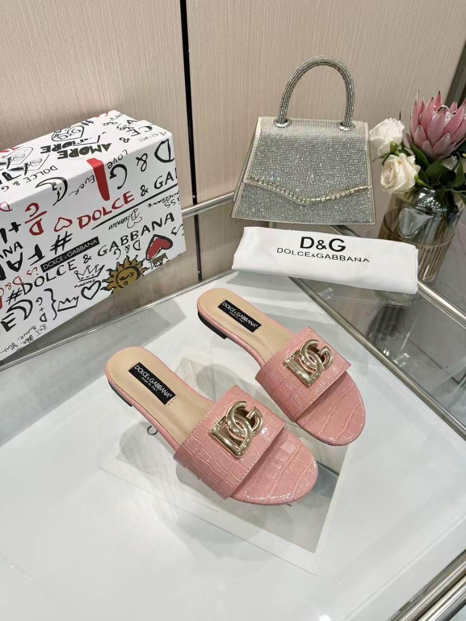 D&G Shoes Seven color women's slippers