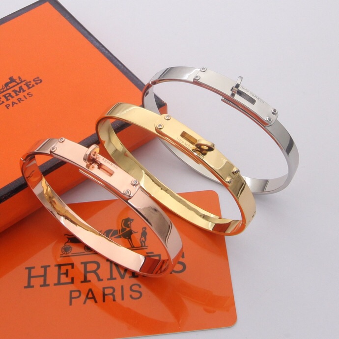 Hermes Jewelry Bangle Kelly bracelet micro-set high carbon diamond
