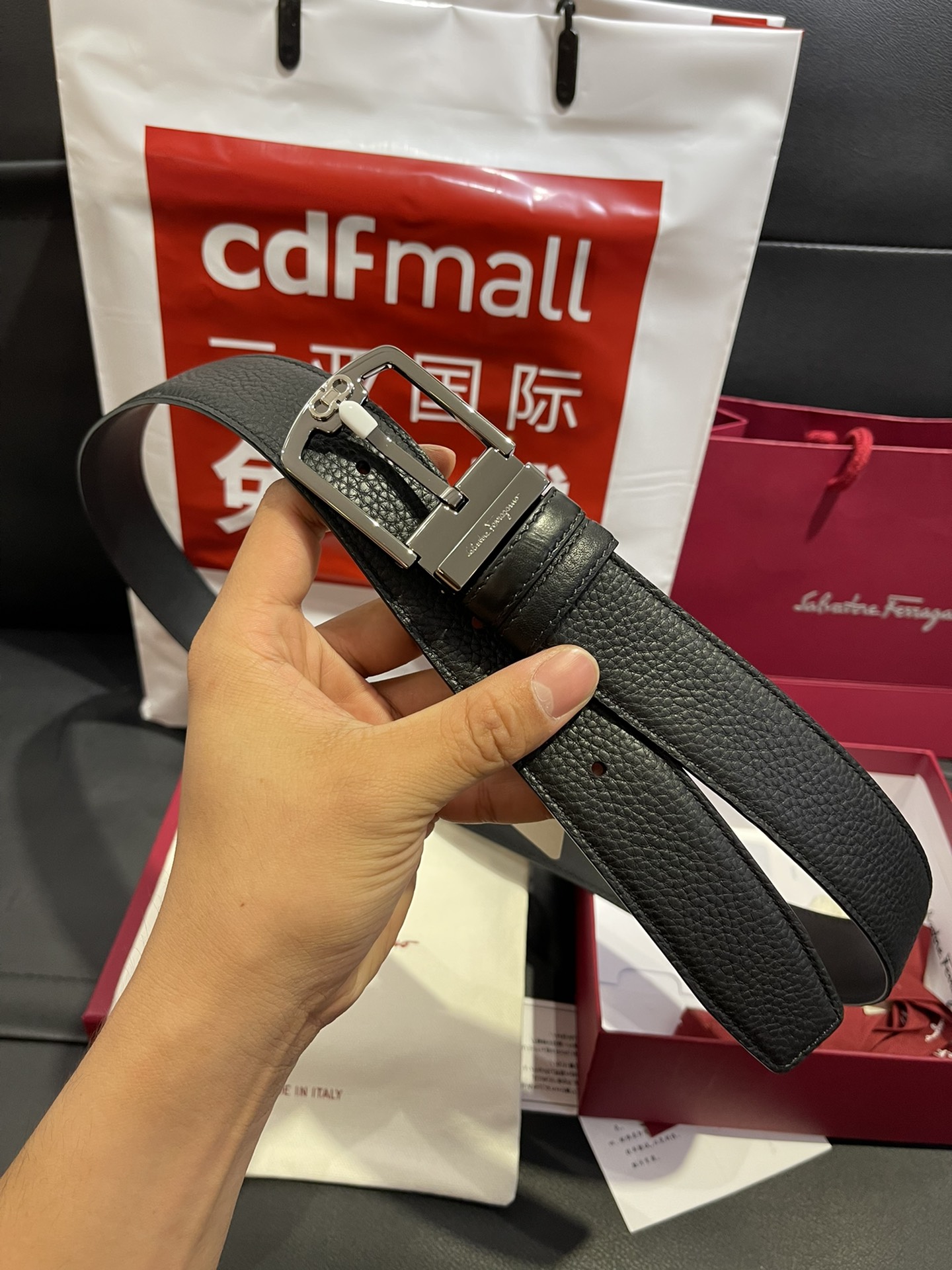 FERRAGAMO Belt 001 22PJ081 3.5cm