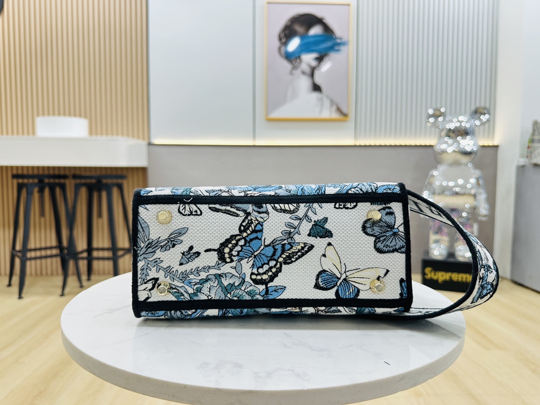 10A + top quality Dior Medium Lady D-Lite Bag 9920 DD003 24cm