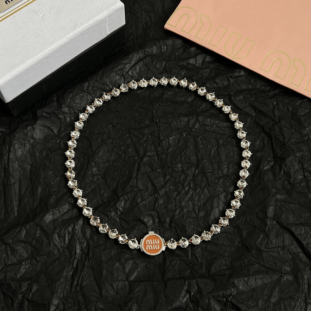 Miu Miu Jewelry Bracelets zircon bracelet advanced texture letters and diamonds perfectly combined