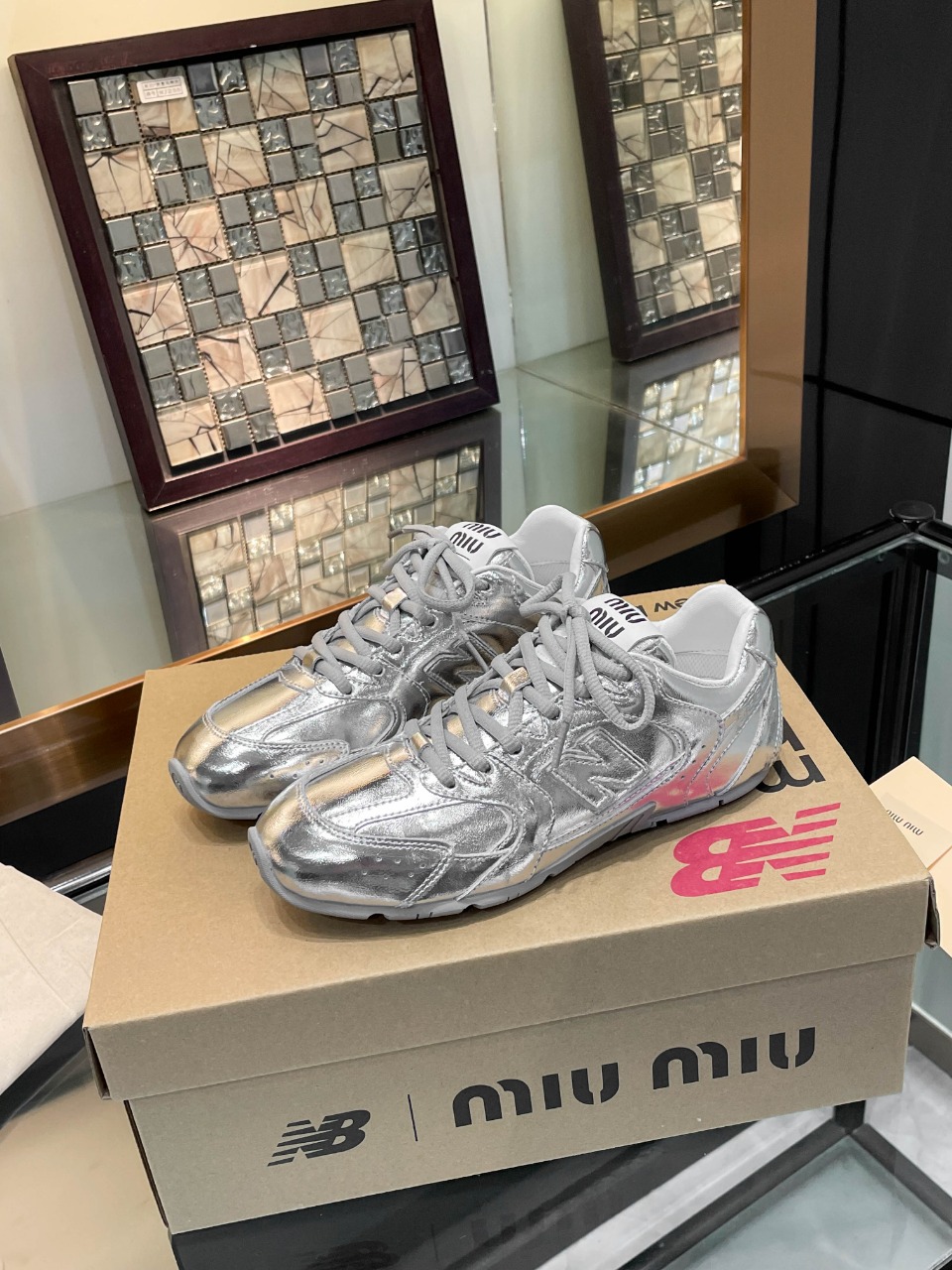 MiuMiu x New Balance 008 Casual shoes HL082