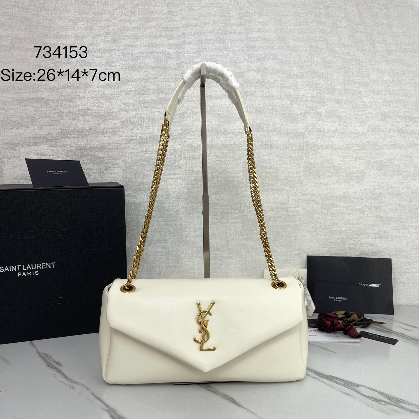 Saint Laurent Shoulder Bag Ladies' Favorite 𝘝𝘪𝘯𝘵𝘢𝘨𝘦