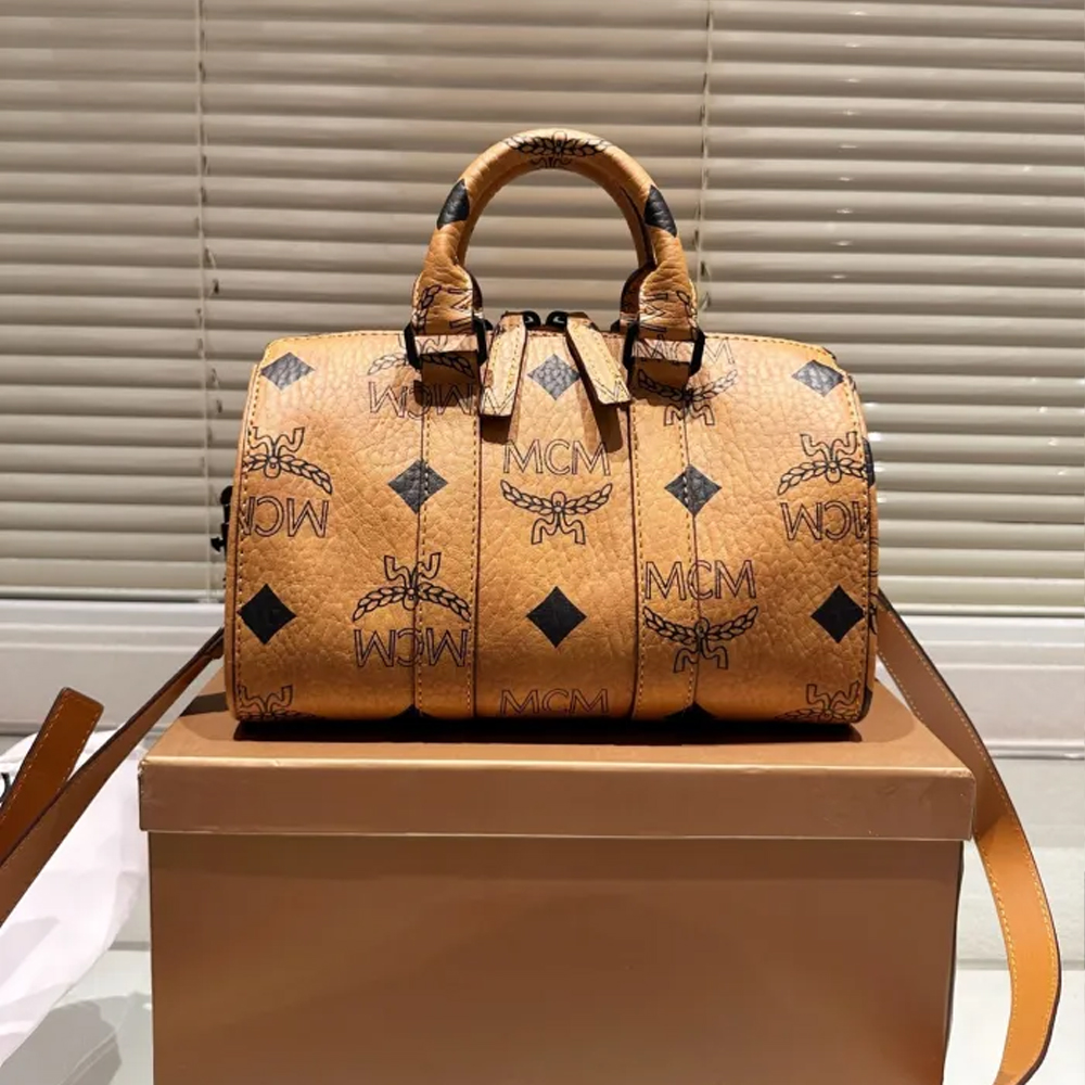 MCM Boston Bag 005 LLS081 24cm