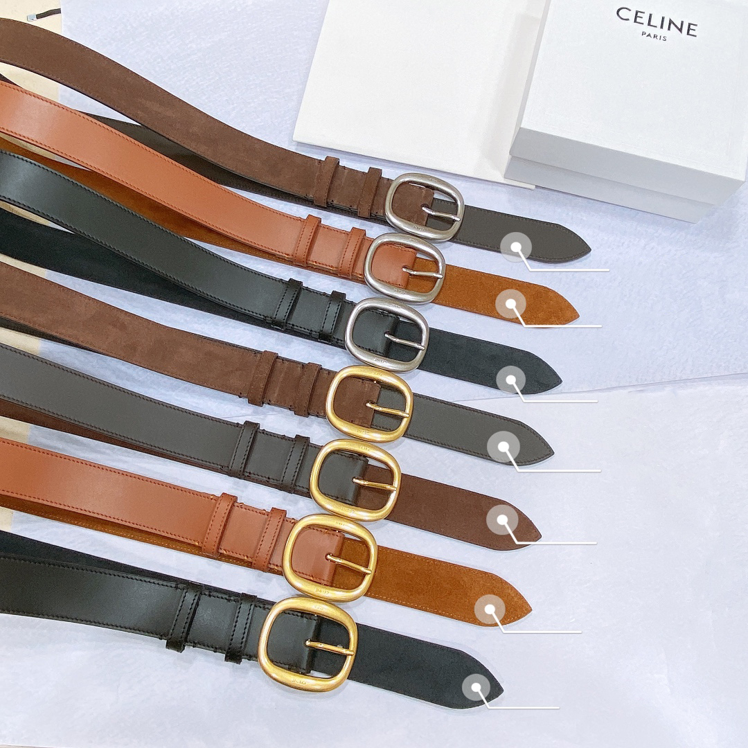 Celine Belt 002 22PJ061 3.5cm