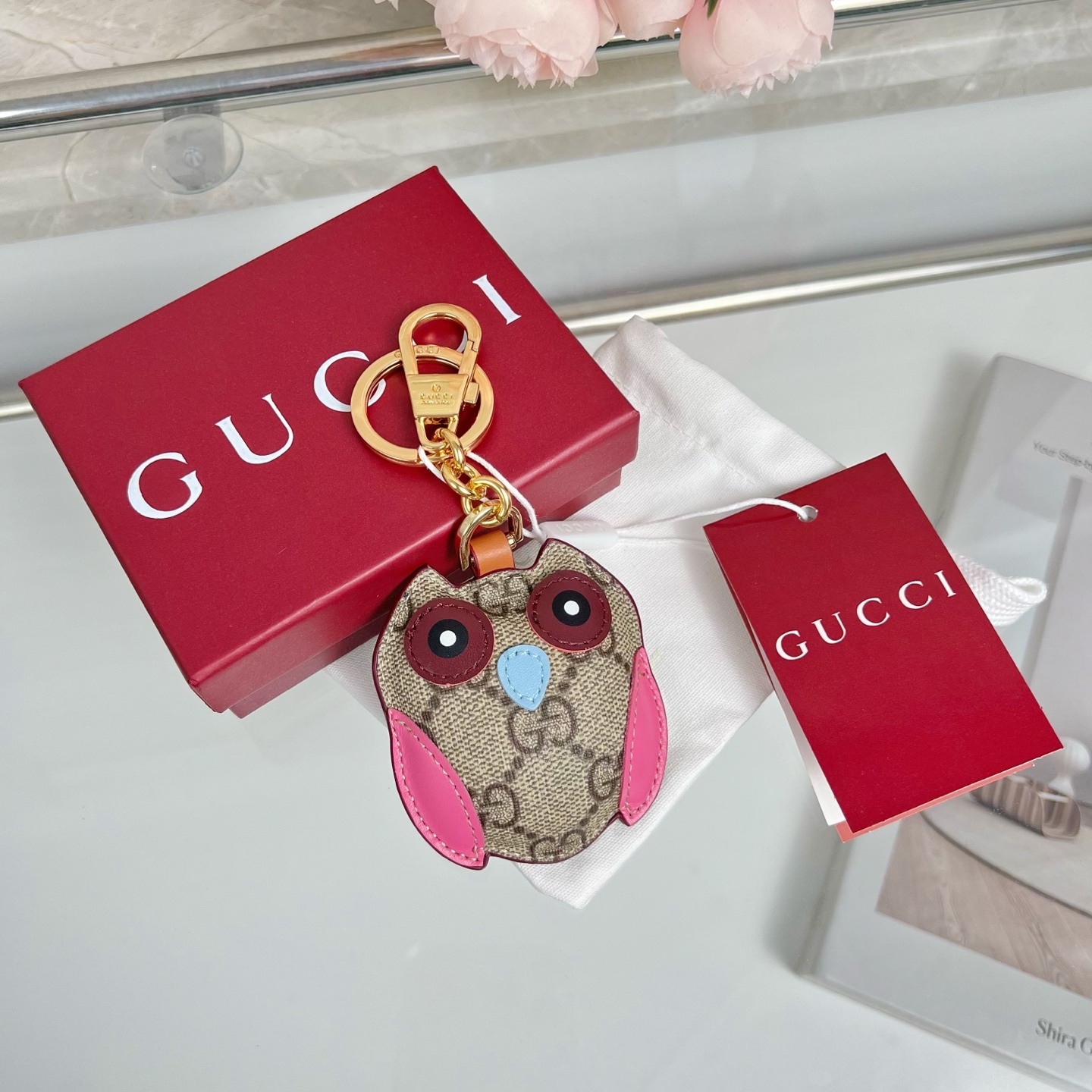 Gucci Key Chain Owl Keychain Charms Accessories