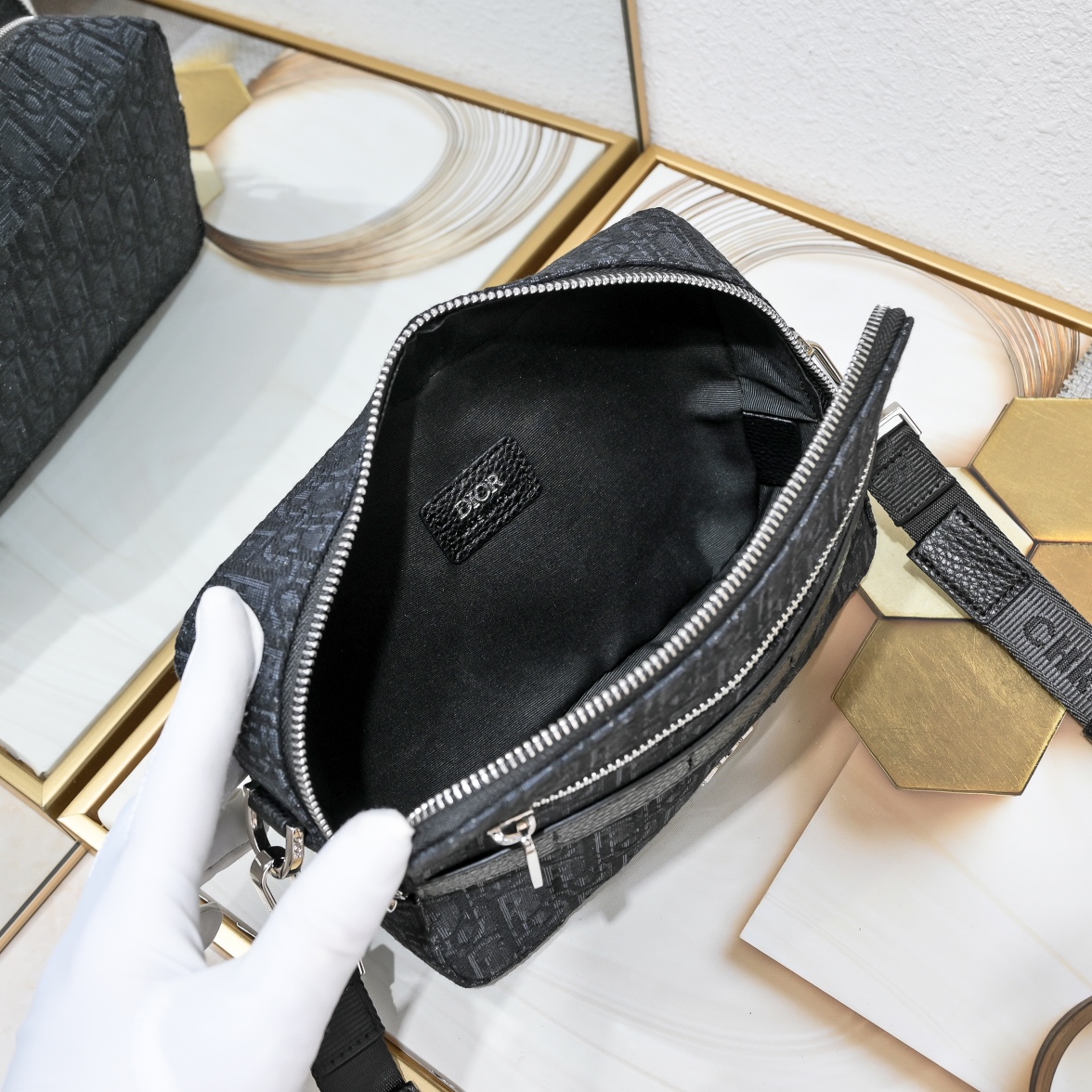 Dior Safari Messenger Bag 1020 XB081 22cm