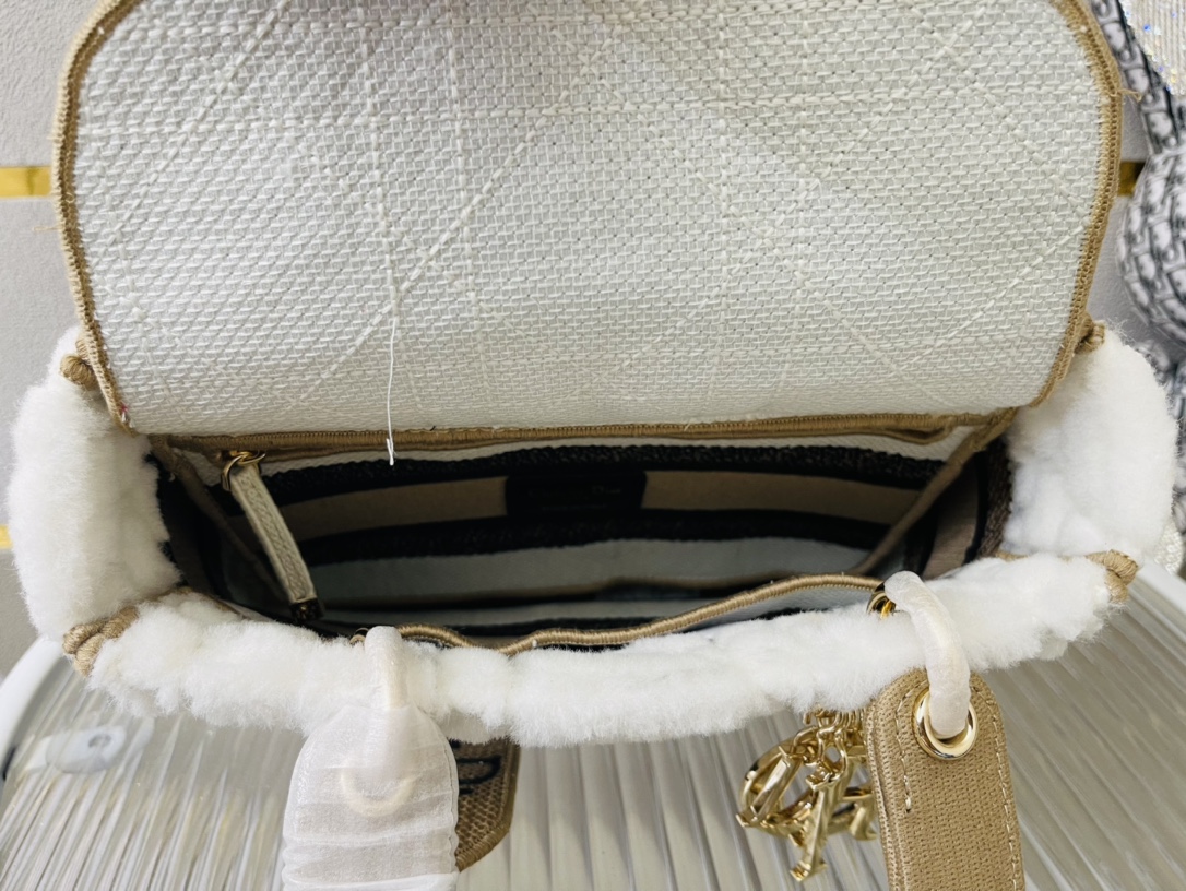 10A + top quality Dior Medium Lady D-Lite Bag 9920 DD003 24cm