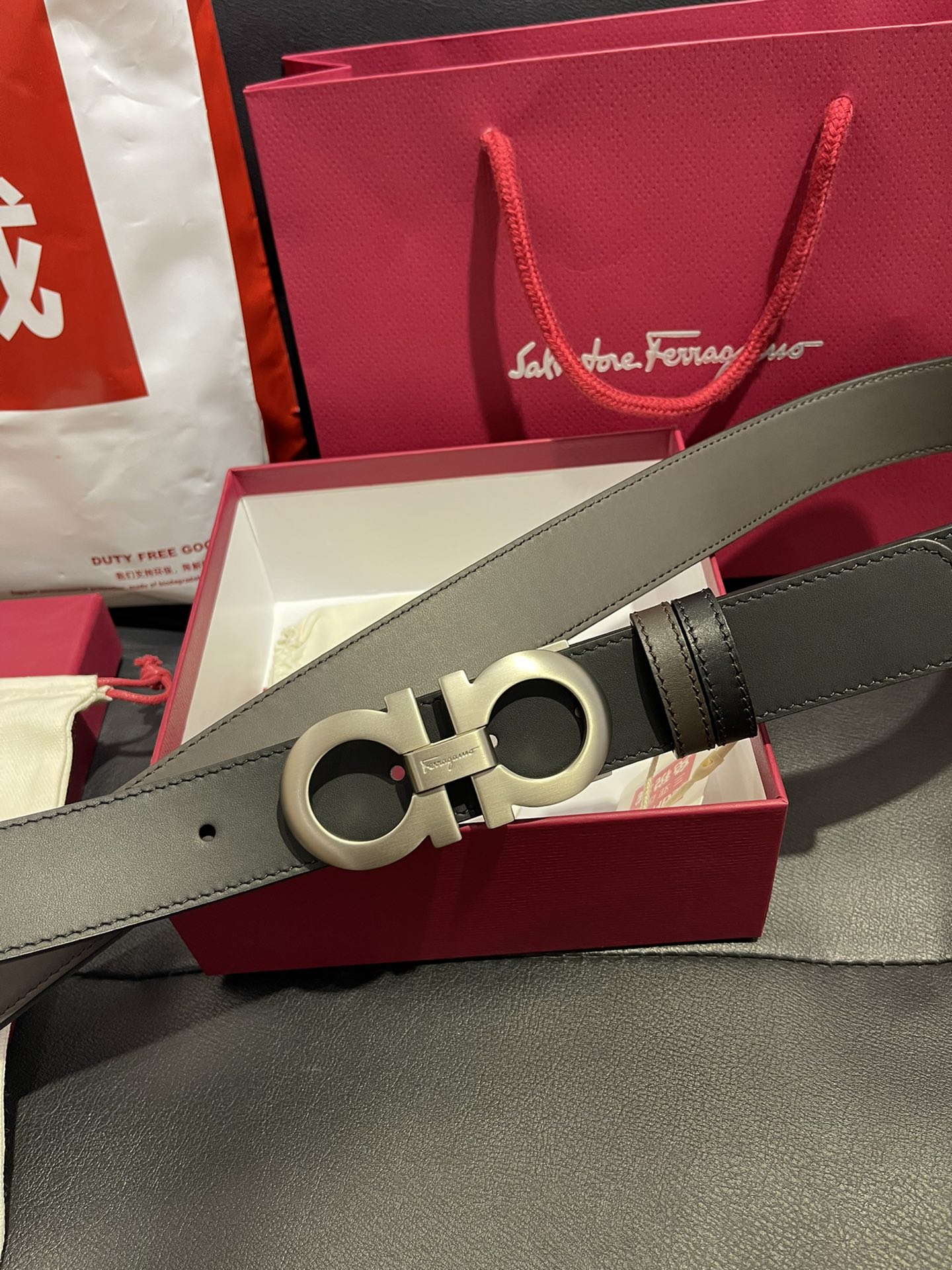 FERRAGAMO Belt 002 22PJ081 3.5cm