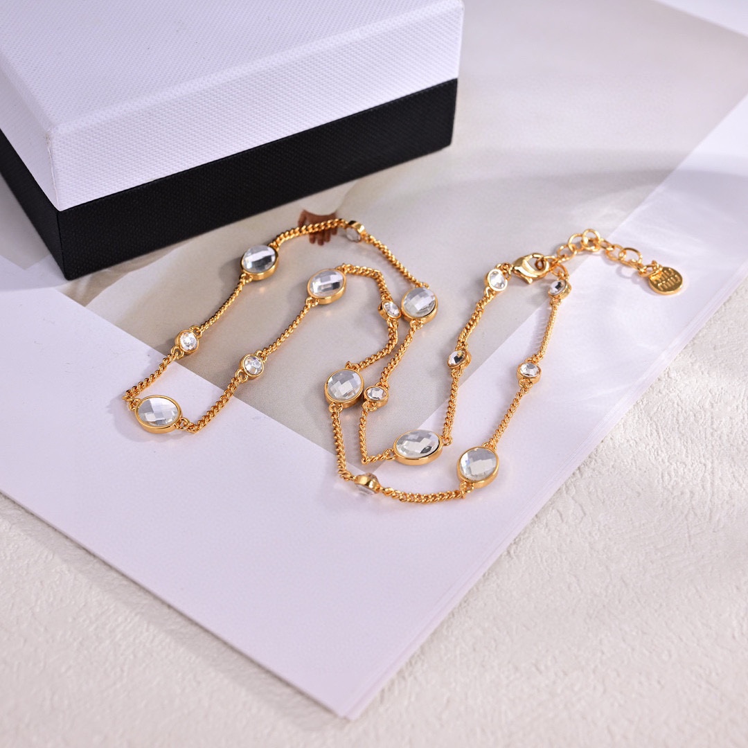 Miu Miu Jewelry Bracelets Stacked Diamond Bracelet