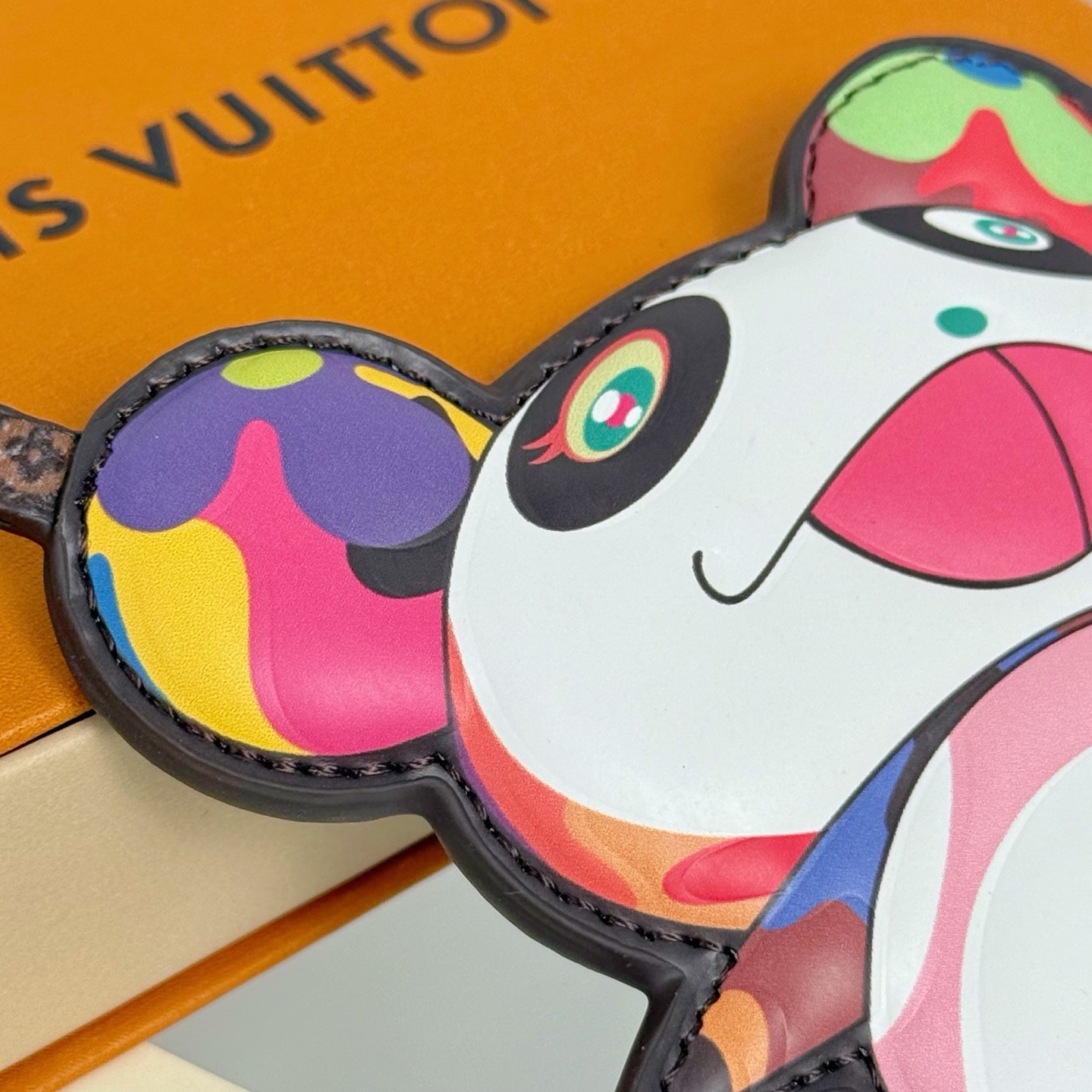 Louis Vuitton Key Chain LV X TM Superflat Panda Leather Bag Keychain Accessories