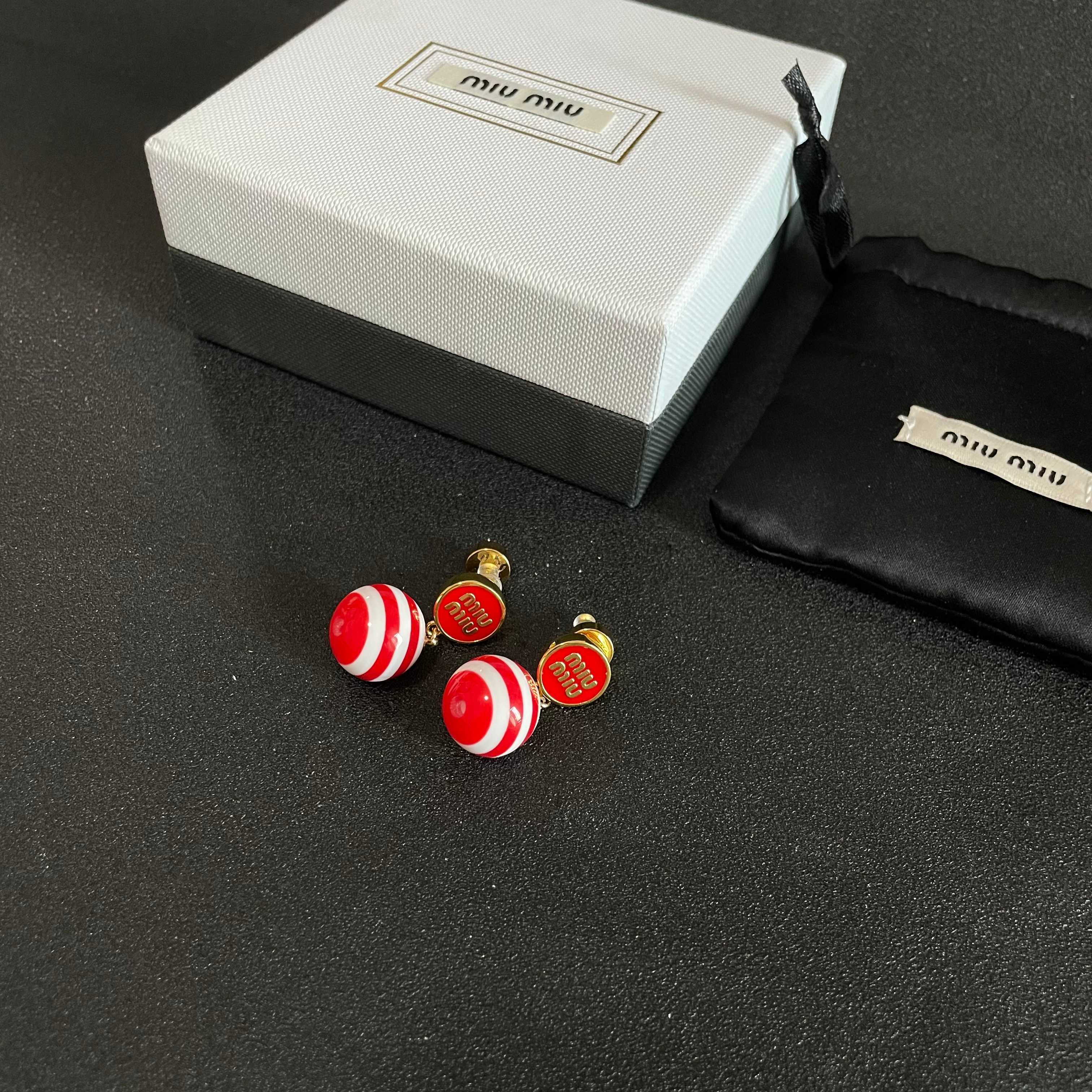 Miu Miu Jewelry Earring letter design earrings