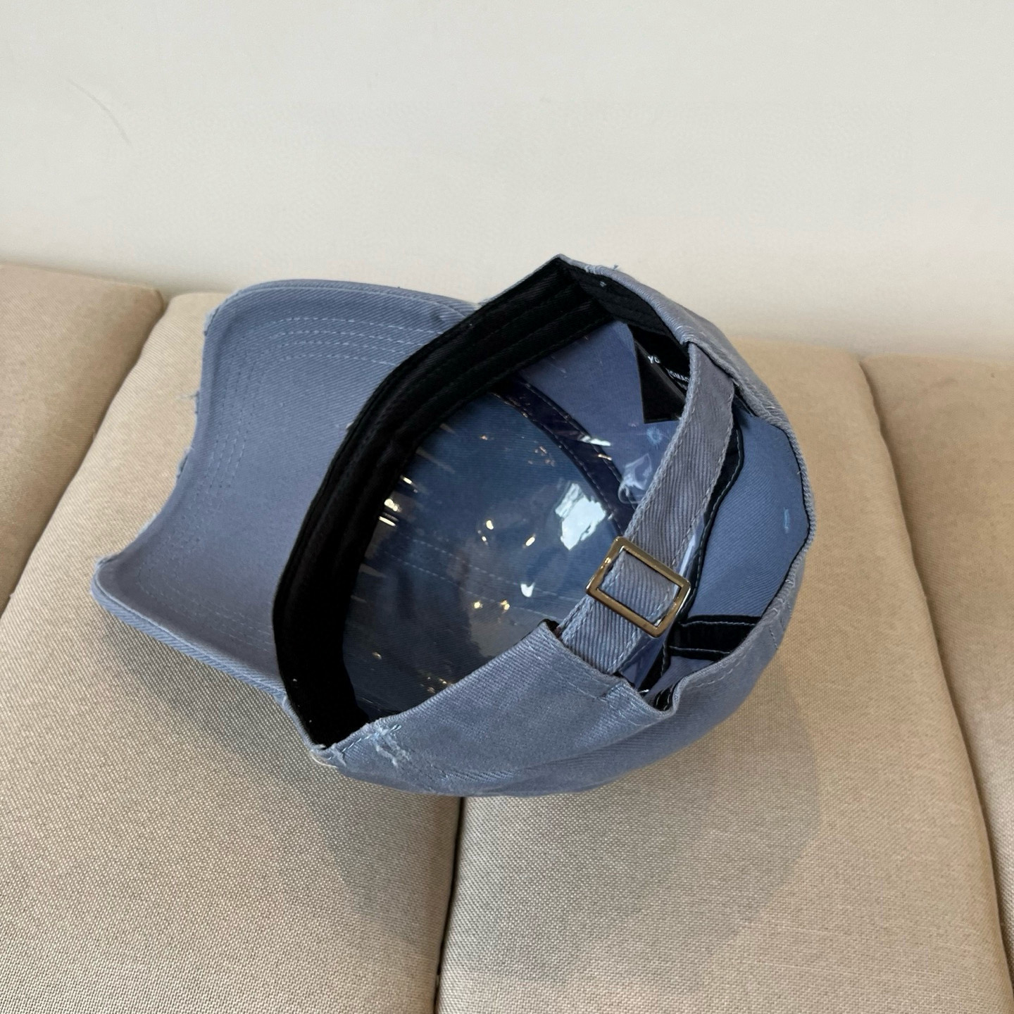 CK Hat Washed Patterned Distressed Baseball Cap Accessories