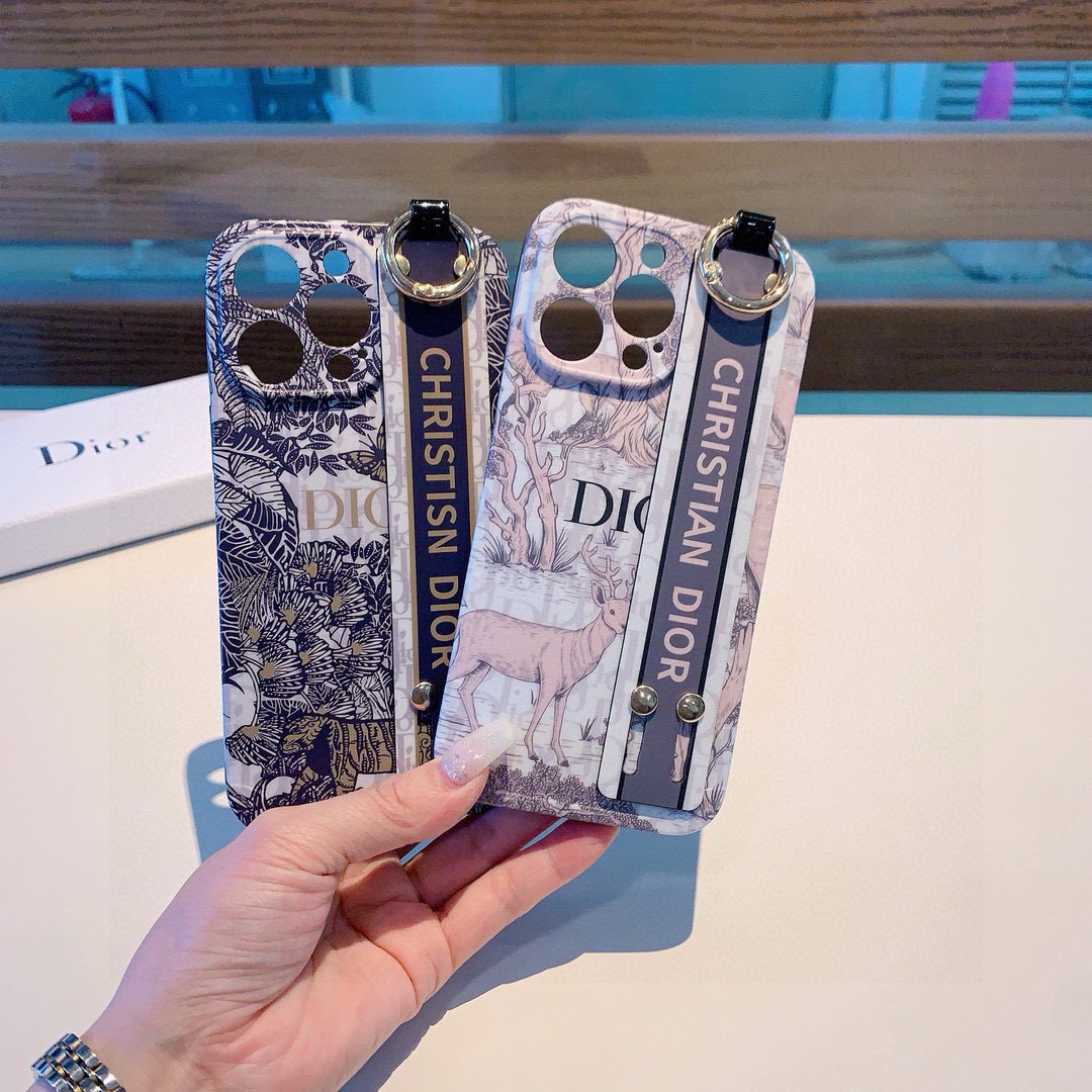 Dior Phone Case Forest Story Wristband Phone Case Accessories