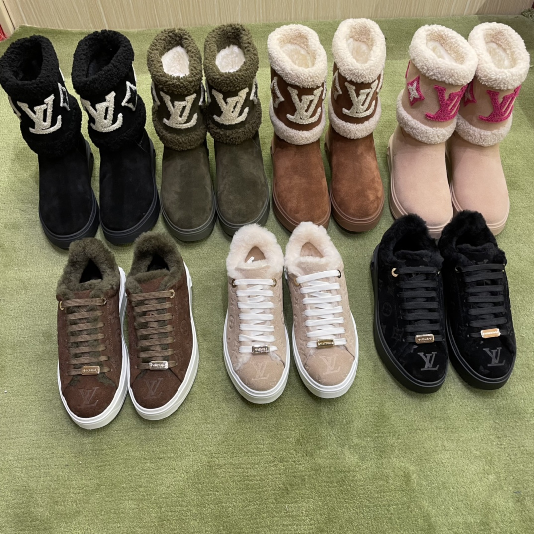 Louis Vuitton shoes (35-41) SNOWDROP FLAT ANKLE BOOT LV004