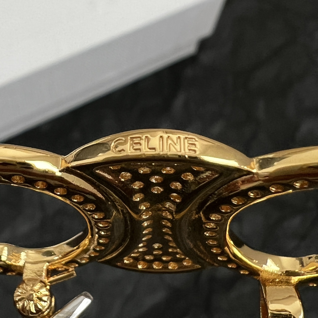 Celine Jewelry Brooches Arc de Triomphe Fine Drill