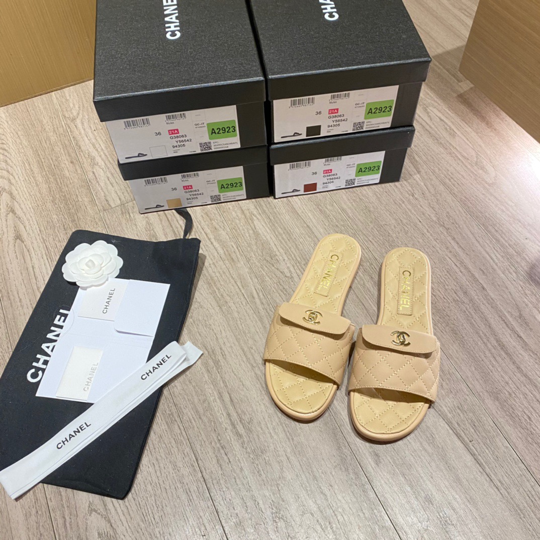 Chanel拖鞋1  081