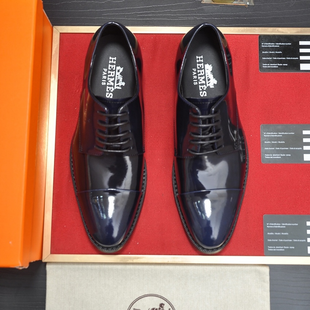 Hermes Shoes Leather Shoes Cowhide