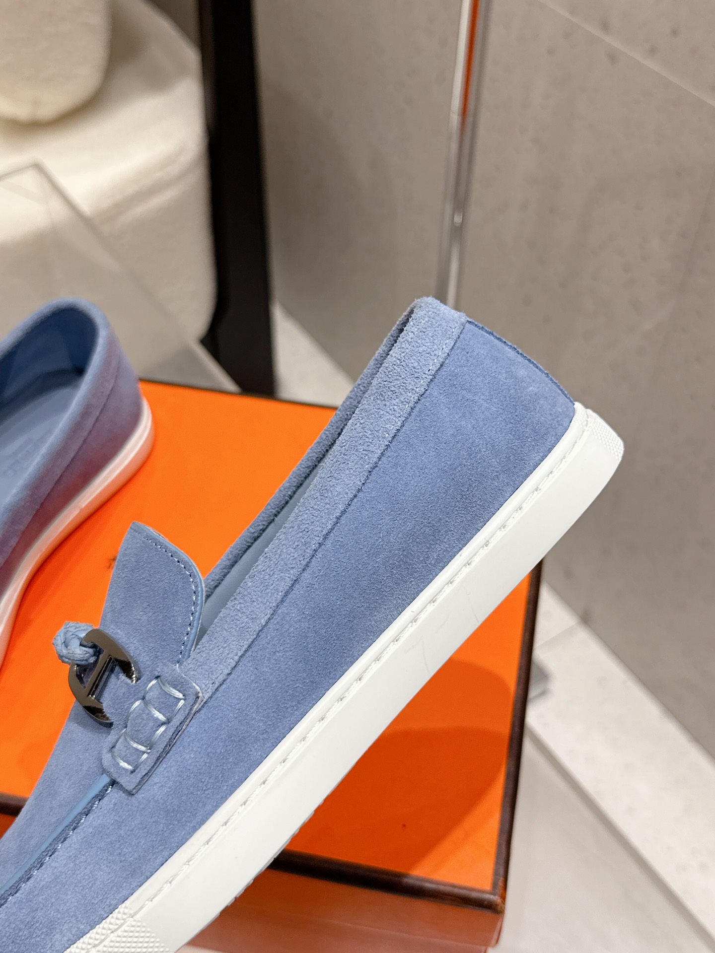 Hermes Shoes Loafers Cowhide