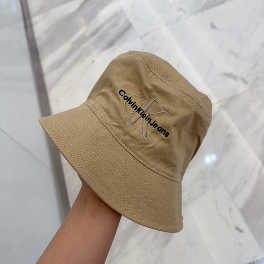 CK Hat Embroidered Bucket Hat Accessories