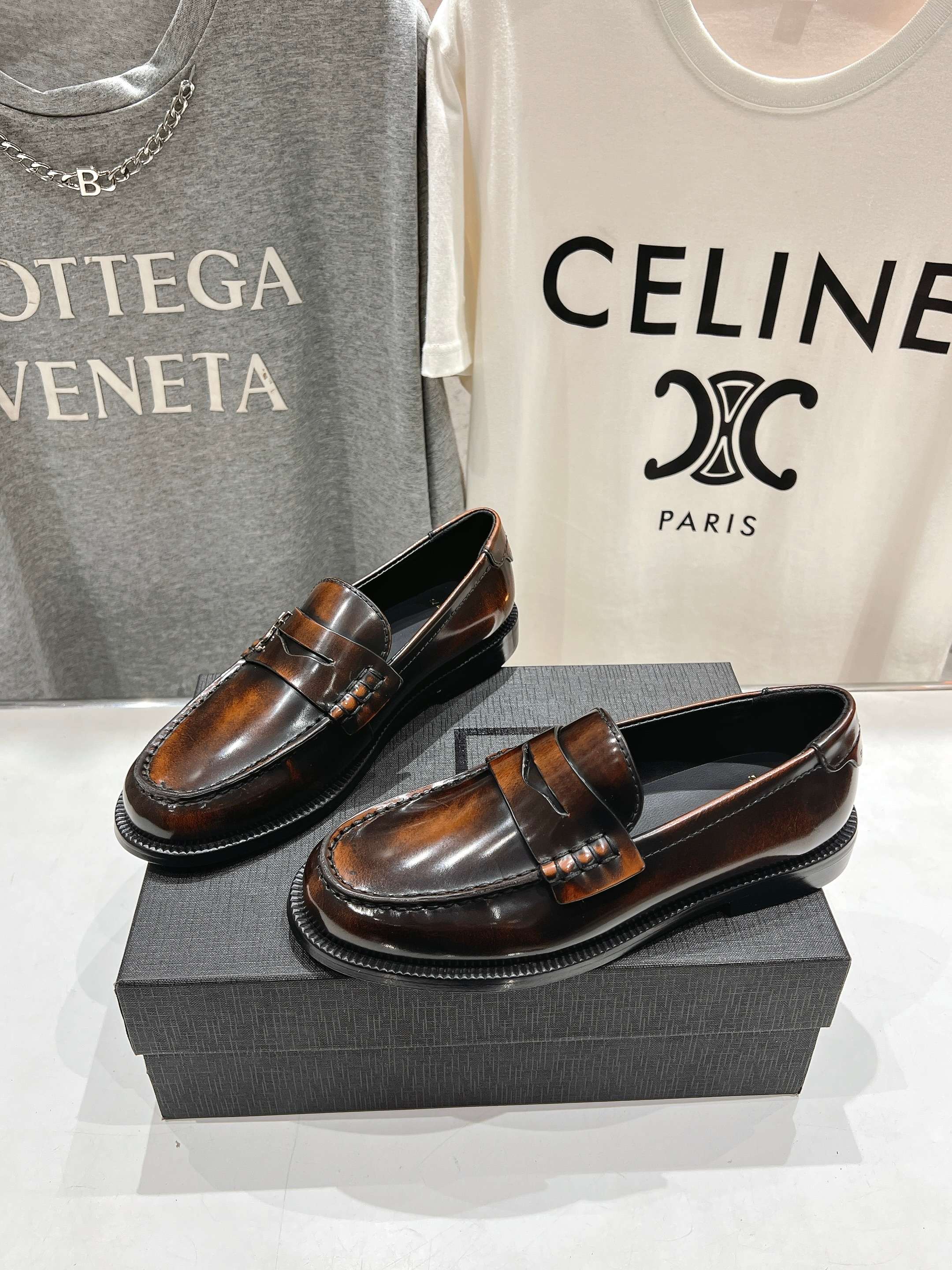 Saint Laurent Shoes Loafers Cowhide