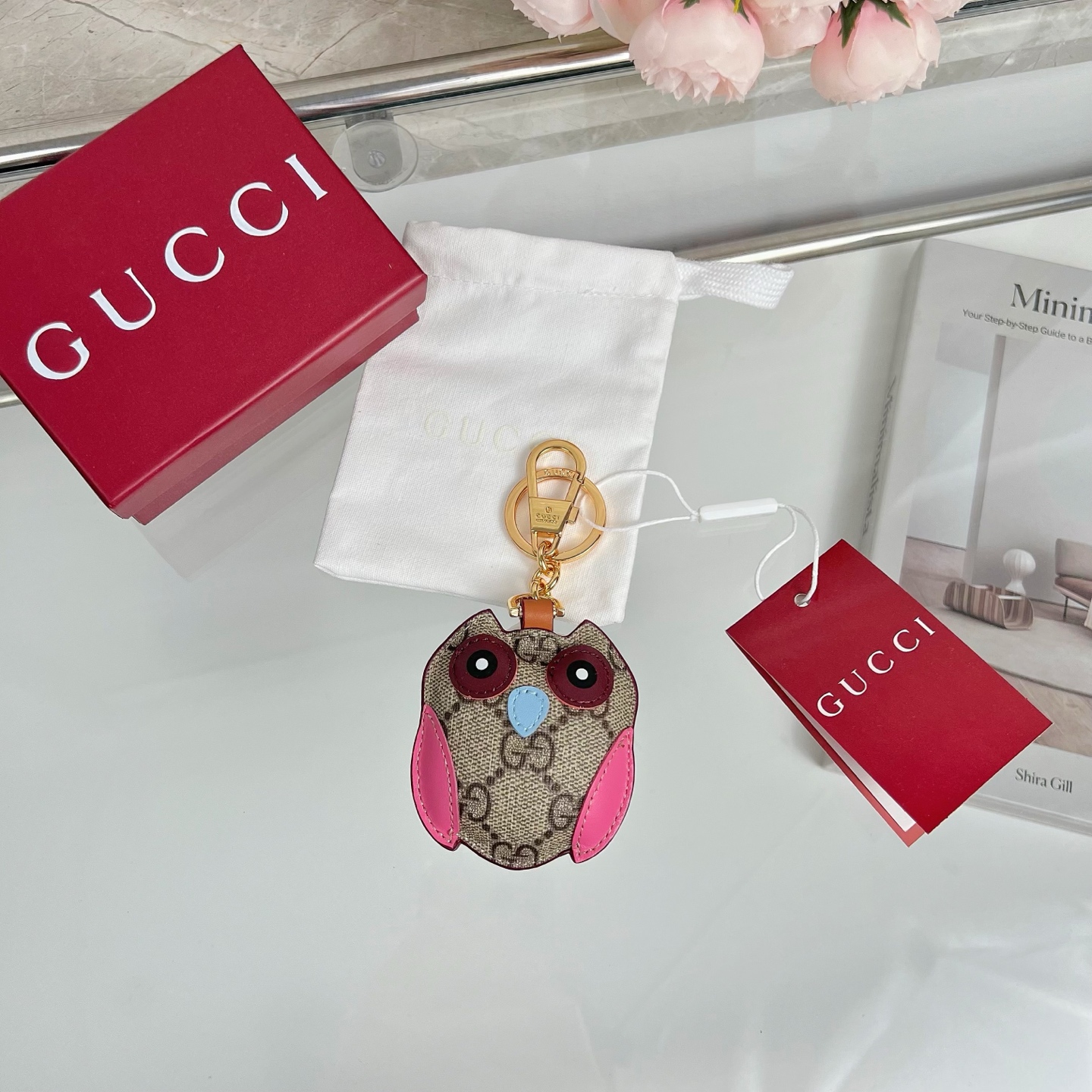 Gucci Key Chain Owl Keychain Charms Accessories