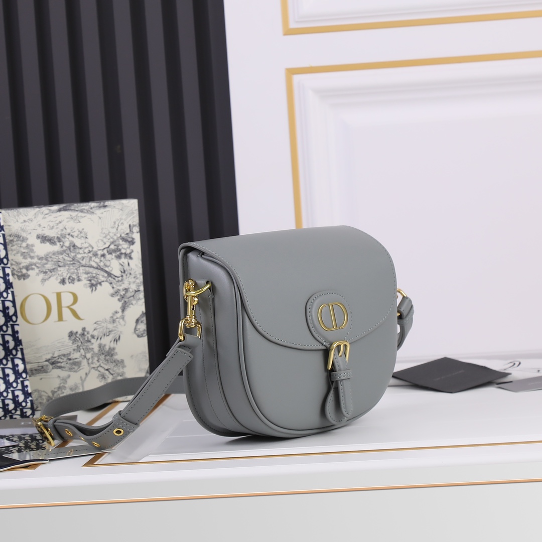 Medium Dior Bobby bag Grey CD-2011 XB081 22cm